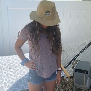 purple washed out tee